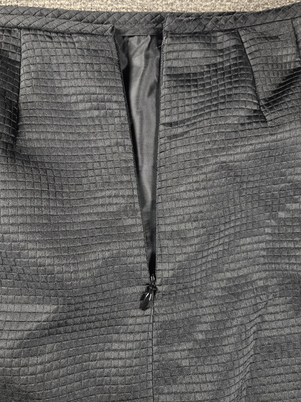 Calvin Klein Black Textured Pencil Skirt - Women
